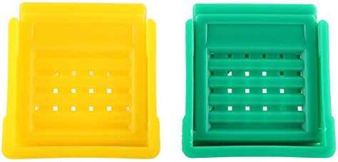 Garosa Beehive Ventilation Opening Window Bee Nest Door Entrance Disc Round Bee Hive Entrance Gate Yellow Beekeeping Tool Equipment for Beekeepers...