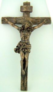 Roman Giftware Inc., Religious Crosses Collection, 9.5" H Bronze Wall Crucifix,Religious, Inspirational, Durable (1x5x9)...