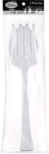 Lillian Tablesettings 3 in 1 Pack of 3 Plastic Serving Utensils, 2.5 x 2.5 x 11.5 inches, Pearl White (65909)...