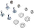 784-5580 Replacement Snowblower Plastic Reversible Skid Slide Shoes with Hardware for 2 MTD 2 Stage Yardman Cub Cadet Snowthrower...