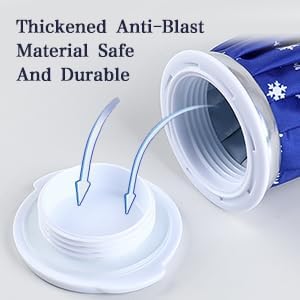 Ice Pack for Fast Pain Relief - 2 Pack Reusable Hot Cold Bag, Versatile Therapy for Injuries, Headaches, and More...