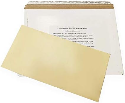 Stick N Repair Cracked Bathtub, Pool Liner, Roof, Skylight, Vinyl Skirting, Siding Repair Kit (Tan)...