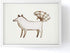 Society6 Sophie Corrigan Very Happy Dog Mini Art Print, White Frame...