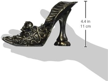 Design Toscano Skull Slipper Gothic Girly Girl Catchall Sculpture,Twin...
