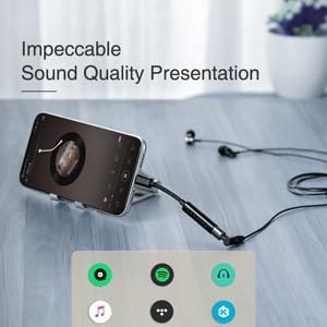 PALOVUE aptX Bluetooth 5.0 Receiver with Qualcomm CSR Wireless Car Kit for Music Streaming and Hands-Free Calling for Car Home Stereo with 3.5mm A...