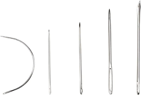 Eketirry Hand Sewing Needle Kit, Heavy Duty Household Hand Needles for for Home Upholstery Carpet Leather Canvas Repair (7 Pieces)...