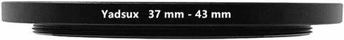 37mm to 43mm Step Up Ring, for Camera Lenses and Filter,Metal Filters Step-Up Ring Adapter,The Connection 37MM Lens to 43MM Filter Lens Accessory...