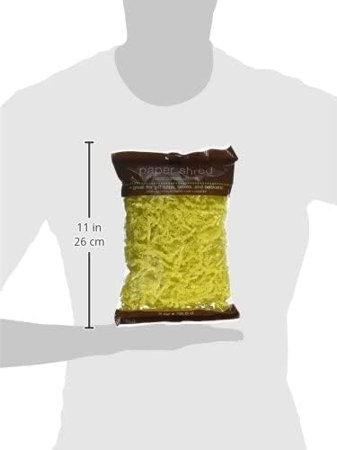 Vibrant Yellow Paper Shreds - 2oz., 1 Pack - Perfect for Gift Packaging, Decorations and Craft Projects...