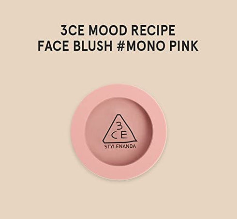 3CE NEW Mood Recipe Face Blush Style Nanda 3 Concept Eyes (Season 2) (Mono Pink)...