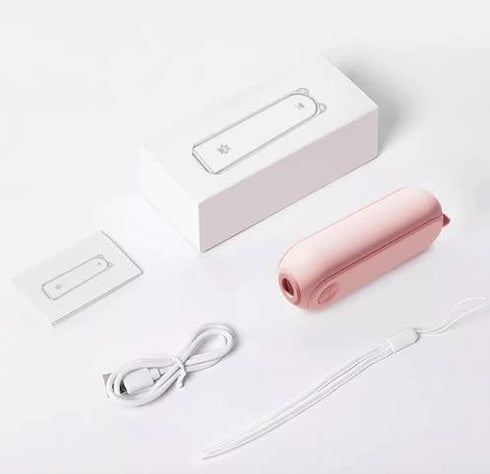 Handheld Mini Fan with Power Bank, Flashlight | For Women, Travel, Outdoor, Office, Home USB Rechargeable (Blue)......