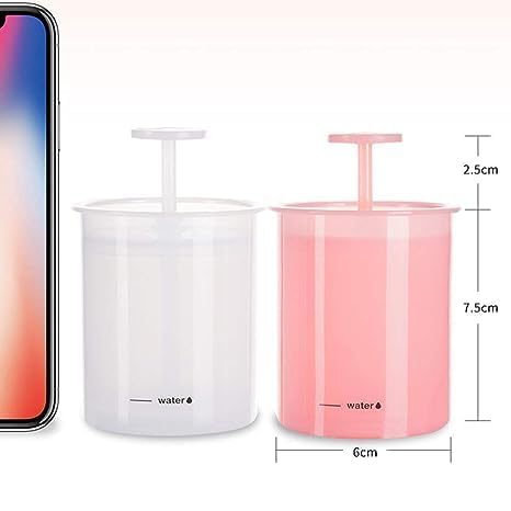 White Foam Cup Whip Bubble Maker Home Travel Face Washing Facial Cleanser Foaming Cup Skin Care Foam Maker Portable Cleanser Foam Maker Facial Cle...