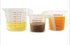 Plastic Measuring Cup Set,3Pcs BPA Free Plastic Clear Heat-resistant with Angled Grip and Spout Stackable Liquid Measuring Cup for Kitchen Use...
