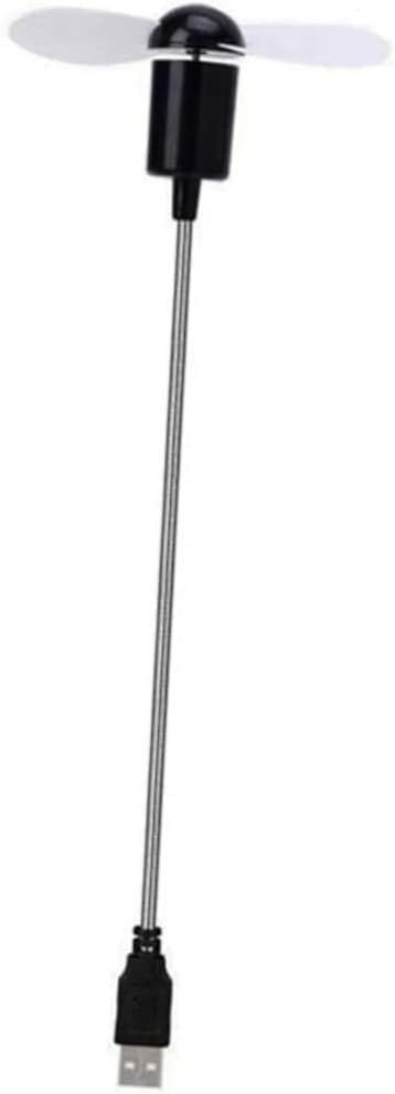 Zerodeko 4 Pieces USB Mini Fan Neck Fan Computer Fan Travel Fan Portable Fan Flexible Gooseneck Cooling Fan Cooling Fan for for Laptop Portable US...