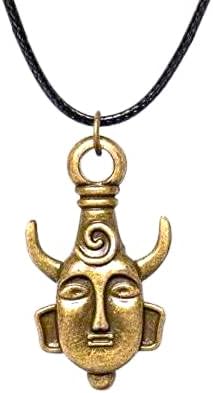 Supernatural Inspired Dean's Amulet Protective Deans Necklace Deans Pendant Dean Winchester Mask Two Sided Necklace...