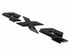 Yoaoo 2Pack Genune Black 4x4 Emblem Badge 3D Emblem Decals Nameplate Flat LetterCompatible with 1500 2500 3500 OEM Matte...