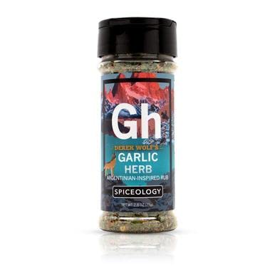 Spiceology & Derek Wolf - Garlic Herb - Argentinian-Inspired BBQ Rub - Barbeque Spices and Seasoning Blends - Use On: Lamb, Chicken, Chimichurri, ...