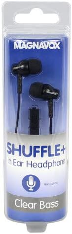 Magnavox MHP4851-BK Ear Buds with Microphone in Black | Available in Pink, Black, & White | Ear Buds Wired with Microphone | Extra Value Comfort S...