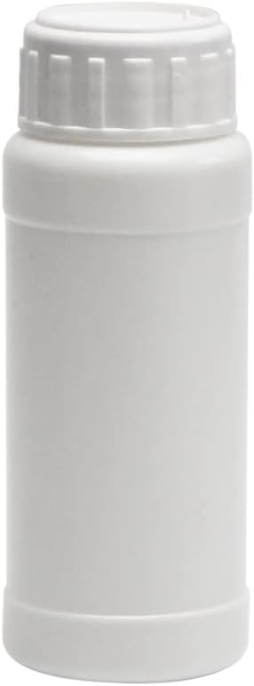 Bettomshin 10Pcs 100ml PE Plastic(Food Grade) Bottles, Wide Mouth Lab Reagent Bottle Liquid/Solid Sample Seal Sample Storage Container Chemical Bo...