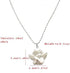 2pcs Cute Cupid Angel Pendant Stainless Steel Necklace, Long Chain Baby Shaped Jewelry Sweetheart for Women Man Friendship Girl Gifts...