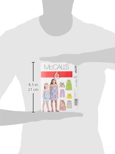 McCall's Patterns M5797 Children's/Girls' Tops, Dresses, Shorts and Pants, Size CCE (3-4-5-6)...
