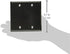 Seismic Audio SA-PLATE15 Stainless Steel Blank Gang Wall Plate...
