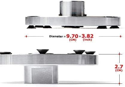 3.8" Mount Adapter 5/8"-11 Flange for Power Tools Replacement Parts Aluminium Flange Nut...