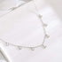 S925 Sterling Silver Stars Choker Short Necklace for Women Jewelry...