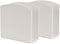 Dino74 Modern Acrylic Napkin Holder (Set of 2) - 5mm Freestanding Guest Paper Napkin Holder For Kitchen, Restaurant, Dining Table or Vanity Counte...