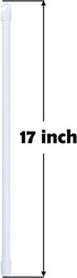 17 Inches Long White PVC Blind Tilt Wand with Hook and Handle(Hook Size is 0.15")...