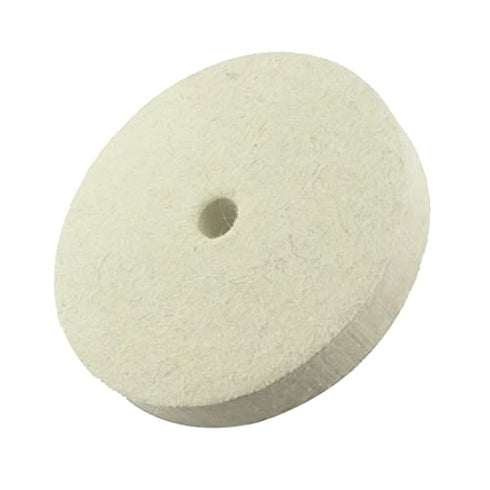 ?????????????? 8''x1'' Wool Buffing Wheel, 5/8 Inch Arbor Hole Jewelry Polishing Wheel for Bench Grinder/Die Grinder...
