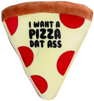 Seymour Butz Plush Pizza - Funny Stuffed Animal Valentine for Girlfriend, Boyfriend, Husband or Wife...