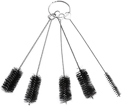 5 PCS Black Nylon Cleaning Bottle Brush Pipe Cleaning Brushes Tube Brushes Tube Bottle Straw Washing Cleaner Bristle Kit Tool?Household Supplies?C...