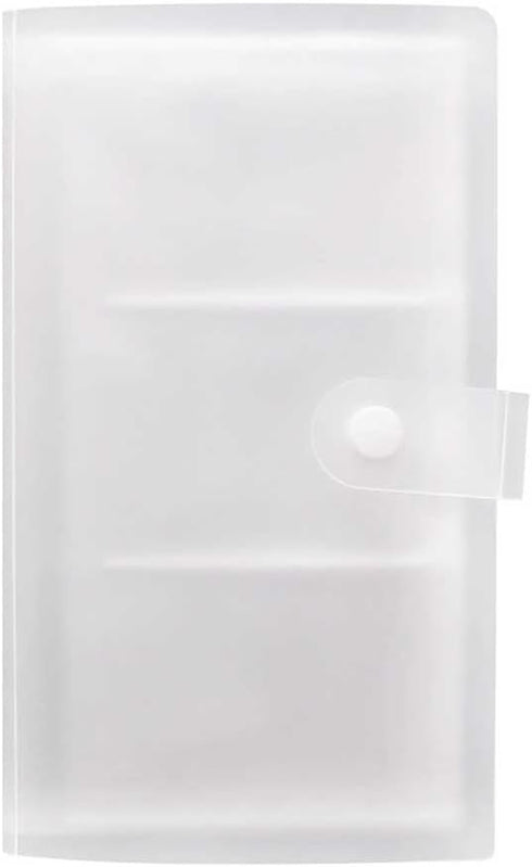 1 Pc Transparent Jewelry Storage Book 84 Pockets Jewelry Album Portable Travel Jewelry Organizer with 60 Pcs Small Clear Plastic Bags for Rings, N...