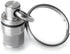 GUS Micro Pill Fob, Made in USA, Stainless Steel Keychain Pill Holder, Holds Two Emergency Aspirin, Ultra Compact Design...