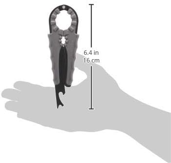 Jokari Multi Bottle Opener for Jars Bottles and Cans 3 in 1 Easy Grip Lid Opener for Weak Hands Twist Caps Pull Tabs Pop Tops and Small Lids Arthr...