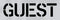 Guest Parking Stencil for Curbs Medians and Parking Lots 4 Inch Letters Reusable and Bendable Stencil for Hotels Resorts and Apartment Complexes C...
