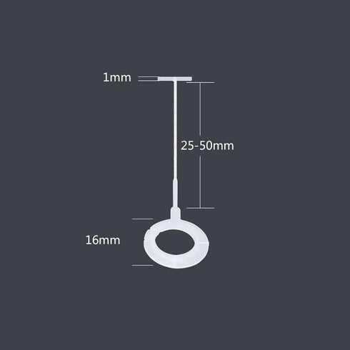 1000 Pcs Plastic J Hook Tag Fasteners Tagging Gun Fasteners Garment Tag Attacher Standard Label Attachments Clothing Hanging Barbs for Retail Stor...