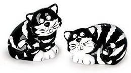 Toy Zany Salt/Pepper Shakers Cat Shakers Ceramic...