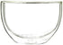 Heat Insulated Double Wall Glass Matcha Bowl - Perfect Matcha Bowl (Chawan) for Whisking Matcha Green Tea 540ml 18.5 oz Thick Glassware for Soup S...