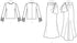 Vogue V1605A5 Women's Close-Fitting Blouse and Wrap Skirt Sewing Patterns, Sizes 6-14...