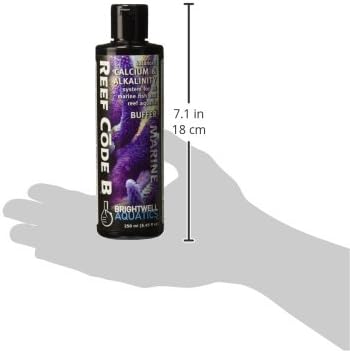 Brightwell Aquatics - Reef Code B - Balanced Calcium & Alkalinity System Water Conditioner - For All Saltwater Marine Fish & Reef Fish Tanks - Aqu...