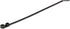 GTSE 100 Pack Of Black Screw Mount Head Zip Ties, 4" x 0.1", Zip Ties With Screw Hole...