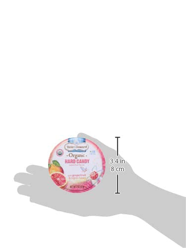 Torie and Howard Organic Hard Candy Tin, Pink Grapefruit and Tupelo Honey, 2 Ounce...