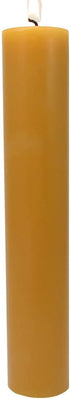 Beeswax Candle Works, 8.5 x 1.5-Inch Pillar, 35-Hour, 100% USA Beeswax...