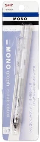 Tombow Mechanical Pencil, Monograph Clear Color 0.3mm, Clear (DPA-139A)...