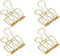 4Pcs Golden Hollow Out Long Tail Wire Binder Clips Paper Binder Clip Large 51mm Binder and Paper Clips Small in Size and Light in Weight,Clips, Cl...