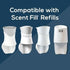 Scent Fill 100% Natural Eucalyptus Plug in Air Freshener, Scented Oil Refills, 2 Refills + Diffuser...