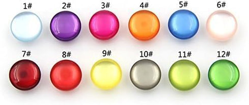 50pcs/Pack Red Resin Colored Shirt Pearl Buttons for Craft Sewing Fasteners...