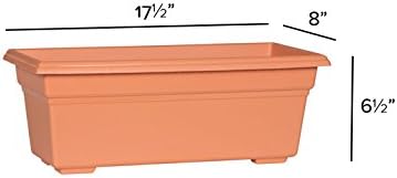 Novelty 16195, Terracotta, Countryside Flower Box Planter, 18-Inch...