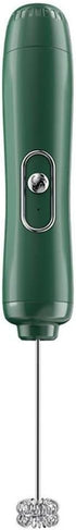 Handheld Milk Frother - Battery Operated Drink Mixer for Coffee, Electric Foam Maker Whisk, Stainless Steel Milk Foamer...